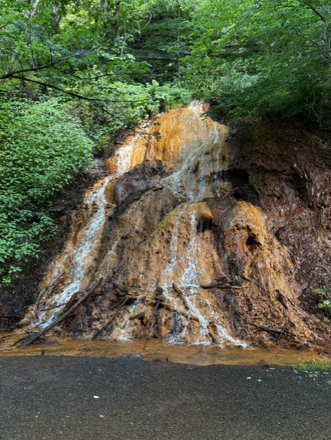 GAP and C&O Trail Cycling Adventure waterfall