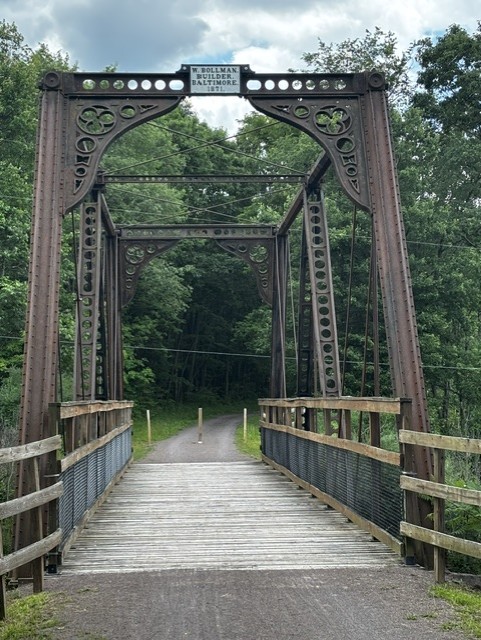 GAP and C&O Trail Cycling Adventure bollman bridge