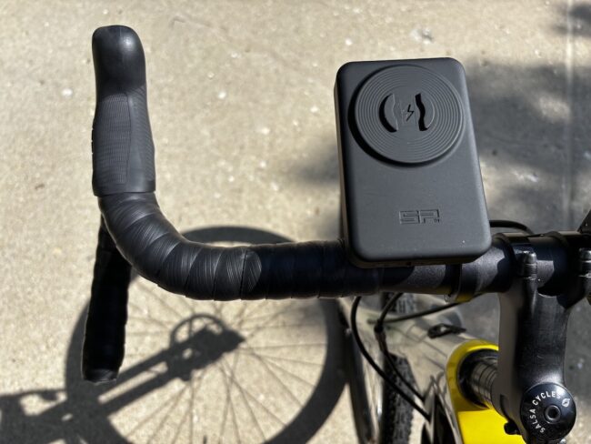 SP Connect with Powerbank overhead view