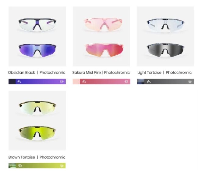 HAWK LT frame-lens combos
