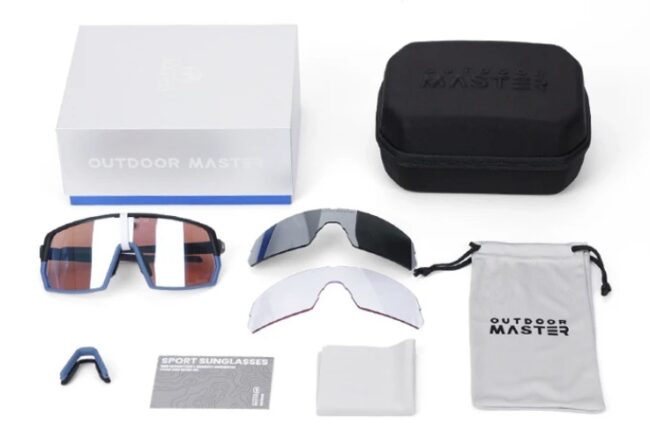 Outdoor Master cycling sunglass unboxed