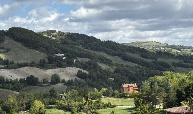 Cycling Riccione, Italy Overlooking the valley
