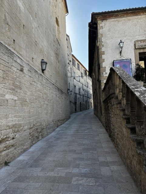 Cycling Riccione, Italy San Marino narrow roads