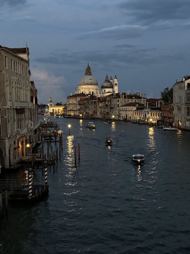Cycling Riccione, Italy Venice at night